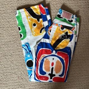 Graphic Charles Jeffrey Loverboy women’s mid rise wide leg jeans